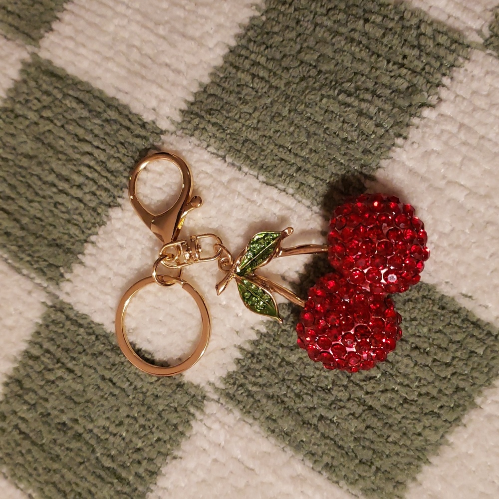 Badazeled red cherry charm